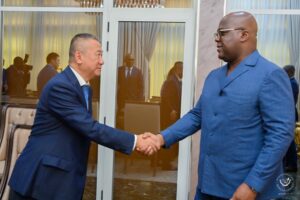 Lire la suite à propos de l’article En tournée dans les Grands Lacs, l’envoyé spécial du SG de l’ONU Huang Xia reçu par F. Tshisekedi