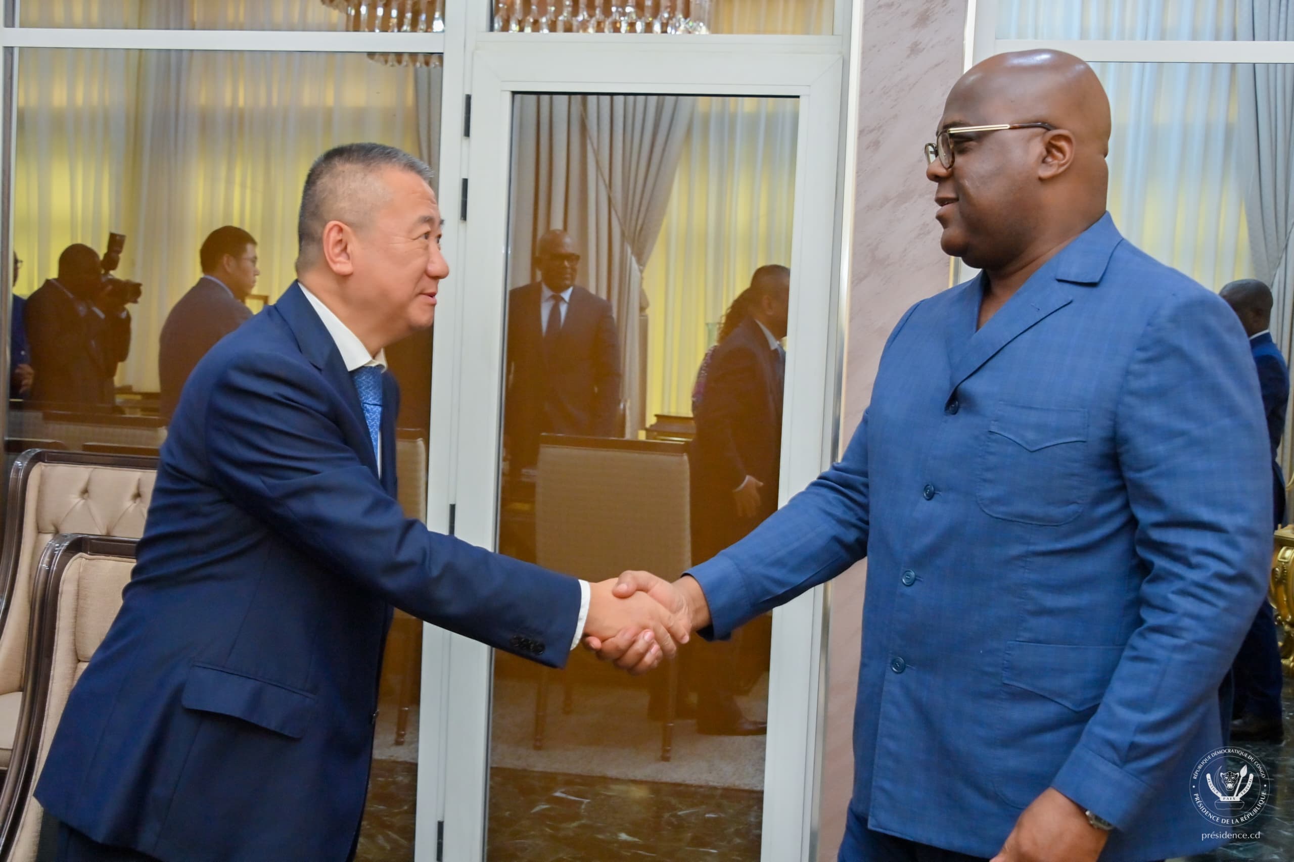 En tournée dans les Grands Lacs, l’envoyé spécial du SG de l’ONU Huang Xia reçu par F. Tshisekedi