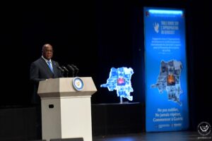 Lire la suite à propos de l’article Le Président Félix Tshisekedi a lancé ce lundi les travaux de la table ronde pour l’appropriation du GENOCOST