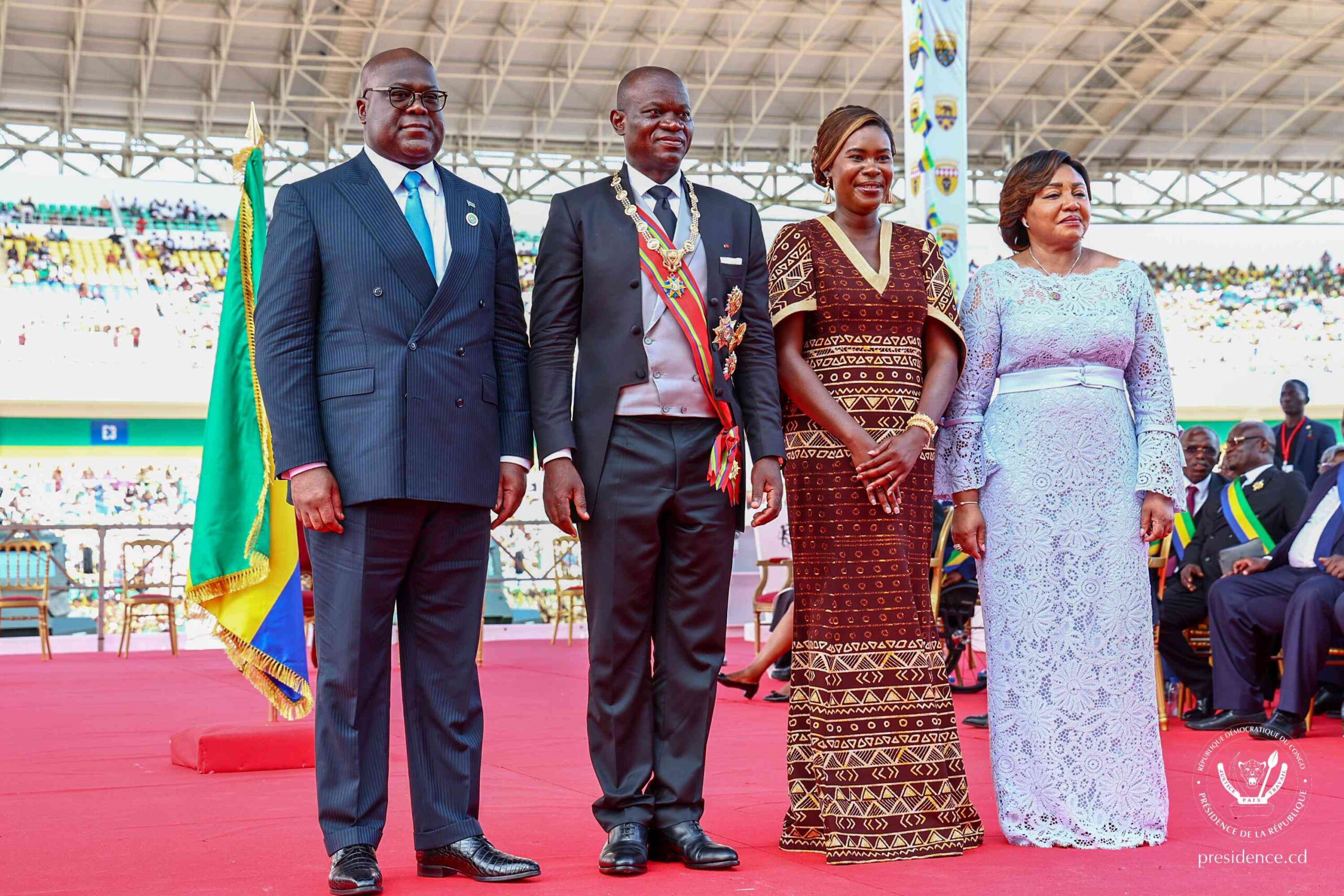 Gabon/ RDC: le président Félix Tshisekedi a assisté à la cérémonie d’investiture de son homologue Brice Clotaire Oligui Nguema