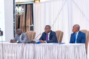 Lire la suite à propos de l’article Emergence de la RDC: le VPM Guylain Nyembo vulgarise le PNSD 2024–2028