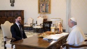 Lire la suite à propos de l’article Léon XIV reçoit le vice-président américain JD Vance