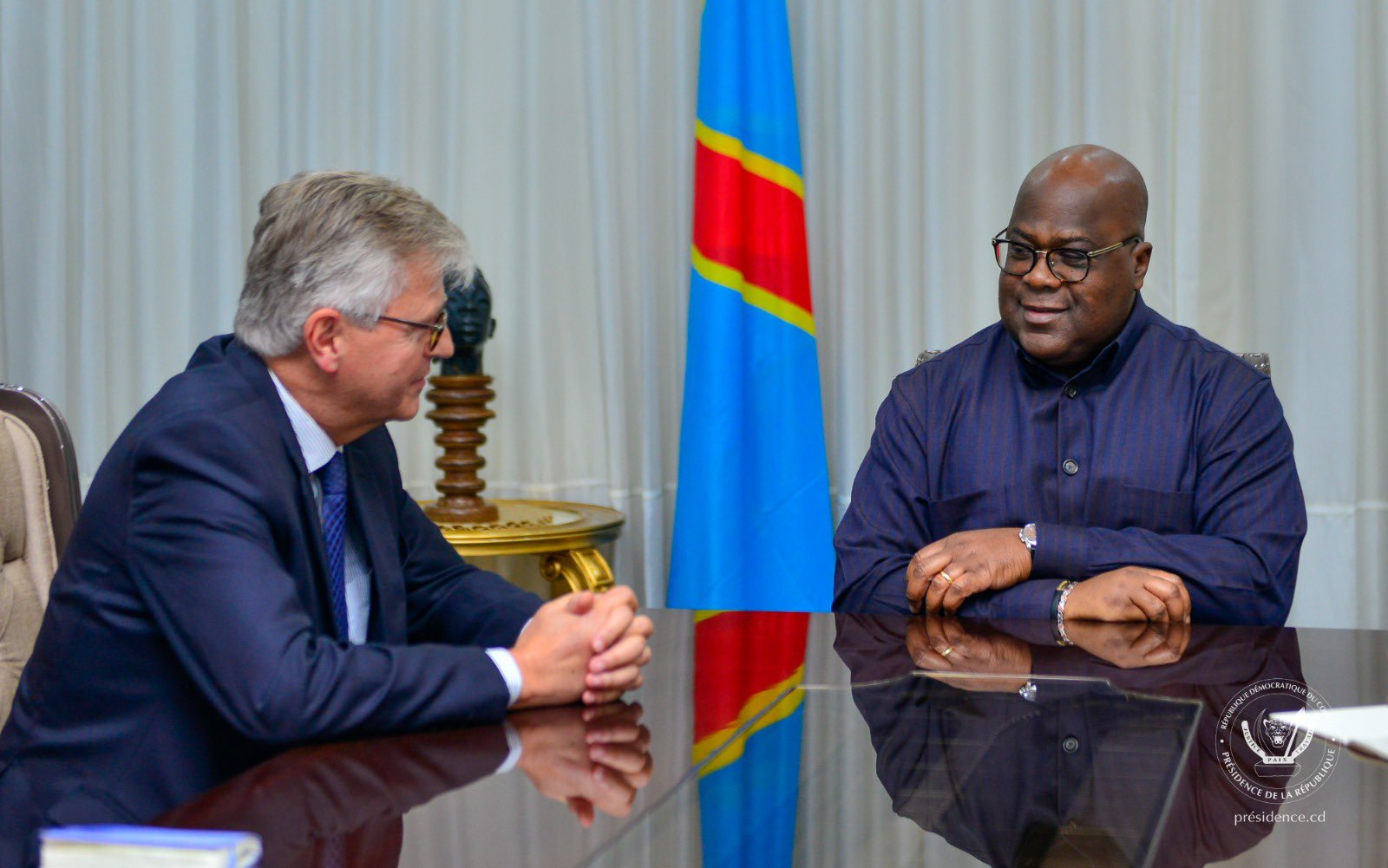 RDC-ONU: F. Tshisekedi reçoit Jean-Pierre Lacroix à la Cité de l&rsquo;Union africaine