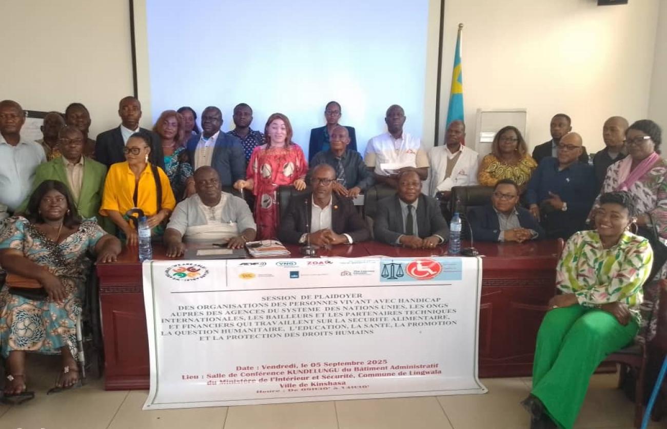 Le Système des Nations Unies réaffirme son engagement à renforcer l’inclusion des personnes handicapées en RDC