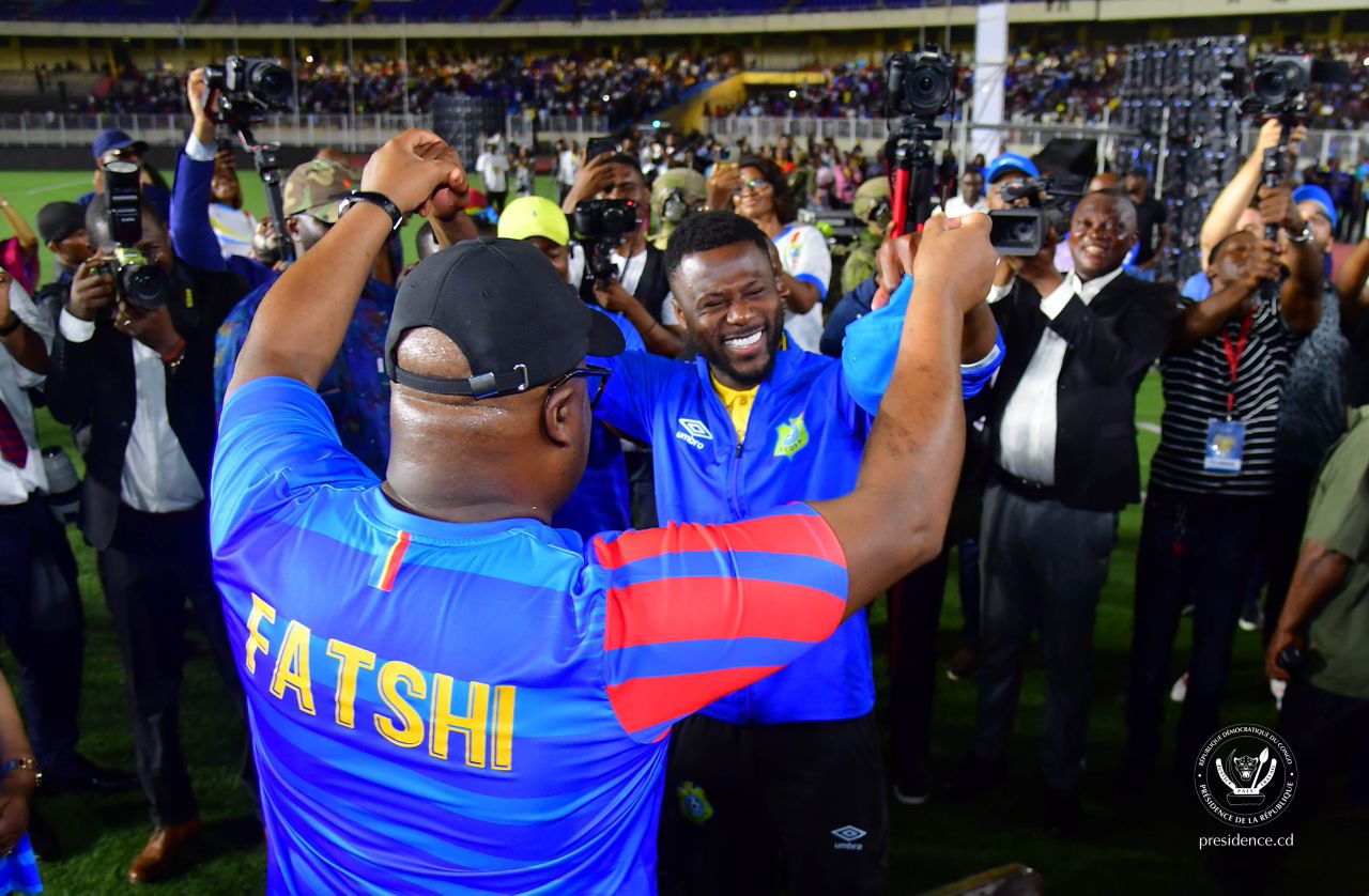 De retour du Maroc, les Léopards de la RDC honorés par le Président Félix Tshisekedi au stade des Martyrs