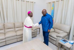 Lire la suite à propos de l’article Grand Bandundu: le président Félix Tshisekedi s&rsquo;est entretenu avec l&rsquo;évêque de Kenge