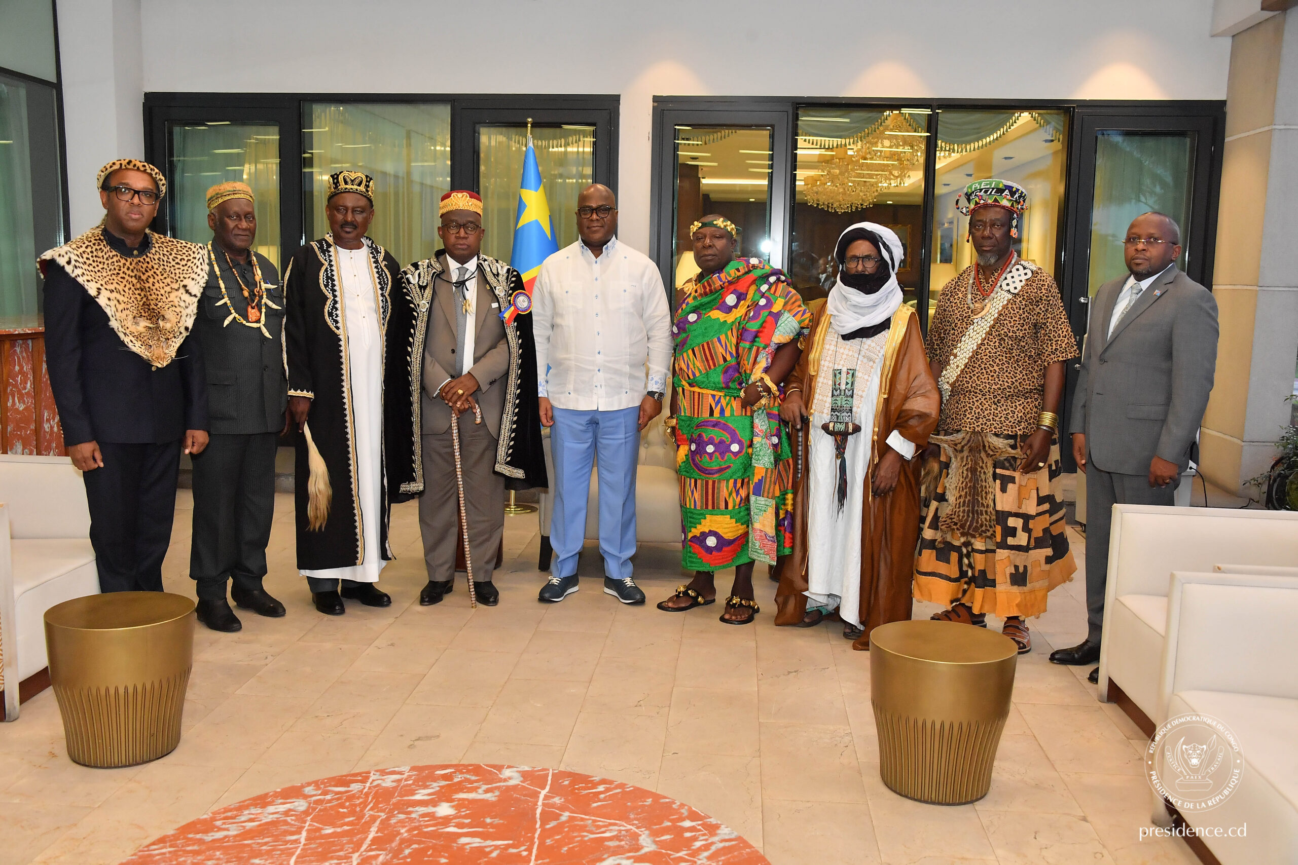 Lire la suite à propos de l’article Une délégation des peuples autochtones salue les efforts du Chef de l&rsquo;État en faveur de la paix dans l&rsquo;Est du pays