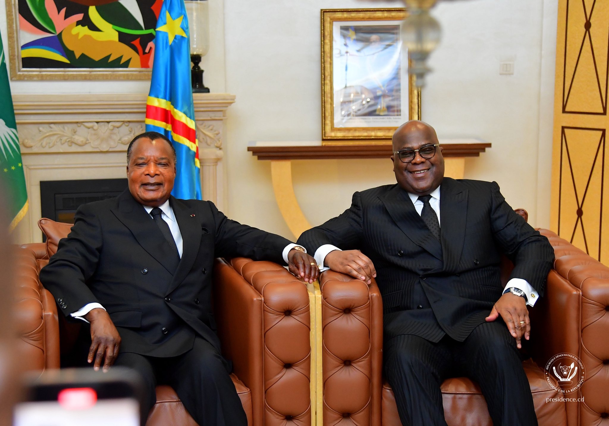 Lire la suite à propos de l’article ‎Kinshasa/Brazzaville: Félix Tshisekedi félicite Dénis Sassou pour sa réélection