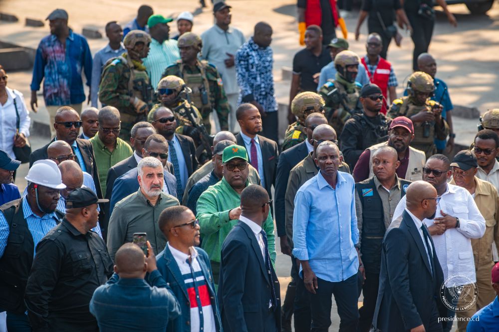 Le Chef de l&rsquo;État inspecte les infrastructures routières de Kinshasa et inaugure la nouvelle maison communale de Ndjili*