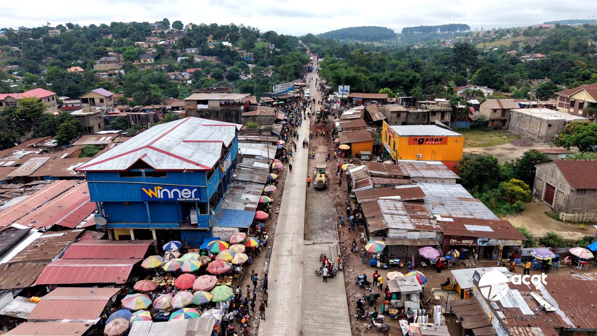 Poursuite des travaux de surélévation de la Route nationale N° 1 à Kasangulu