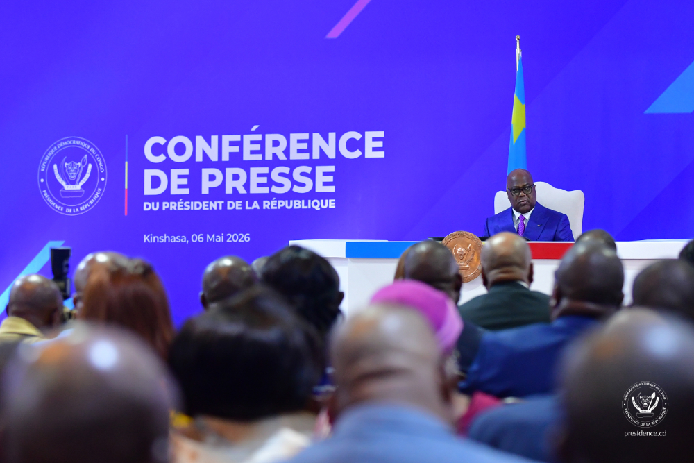 Face à la presse, le président Tshisekedi expose les grands enjeux de la vie nationale