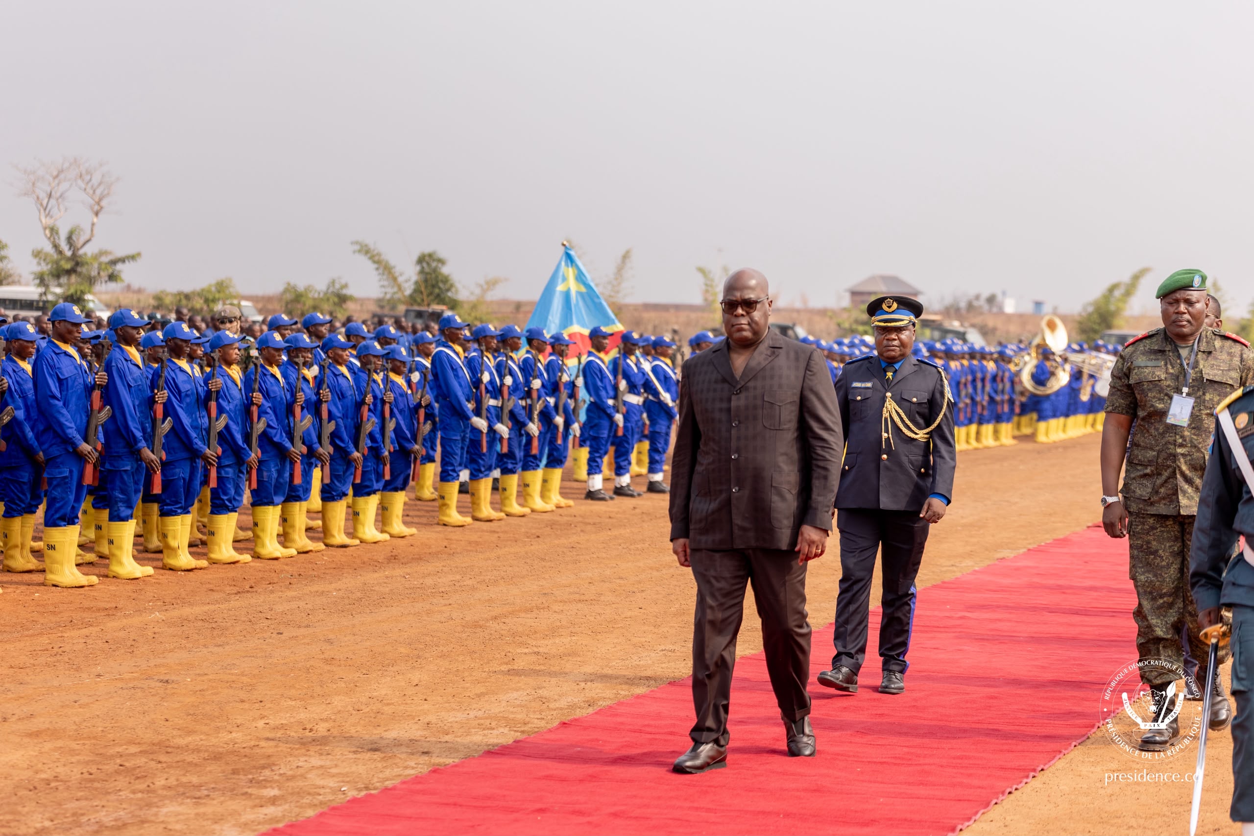 Itinérance dans le Haut-Lomami : Le Président F. Tshisekedi a visité le centre d&rsquo;encadrement et d&rsquo;instruction de Kaniama-Kasese*