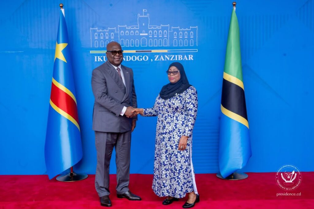 Après le Gabon, le Président Félix Tshisekedi renforce la coopération économique et sécuritaire avec la Tanzanie